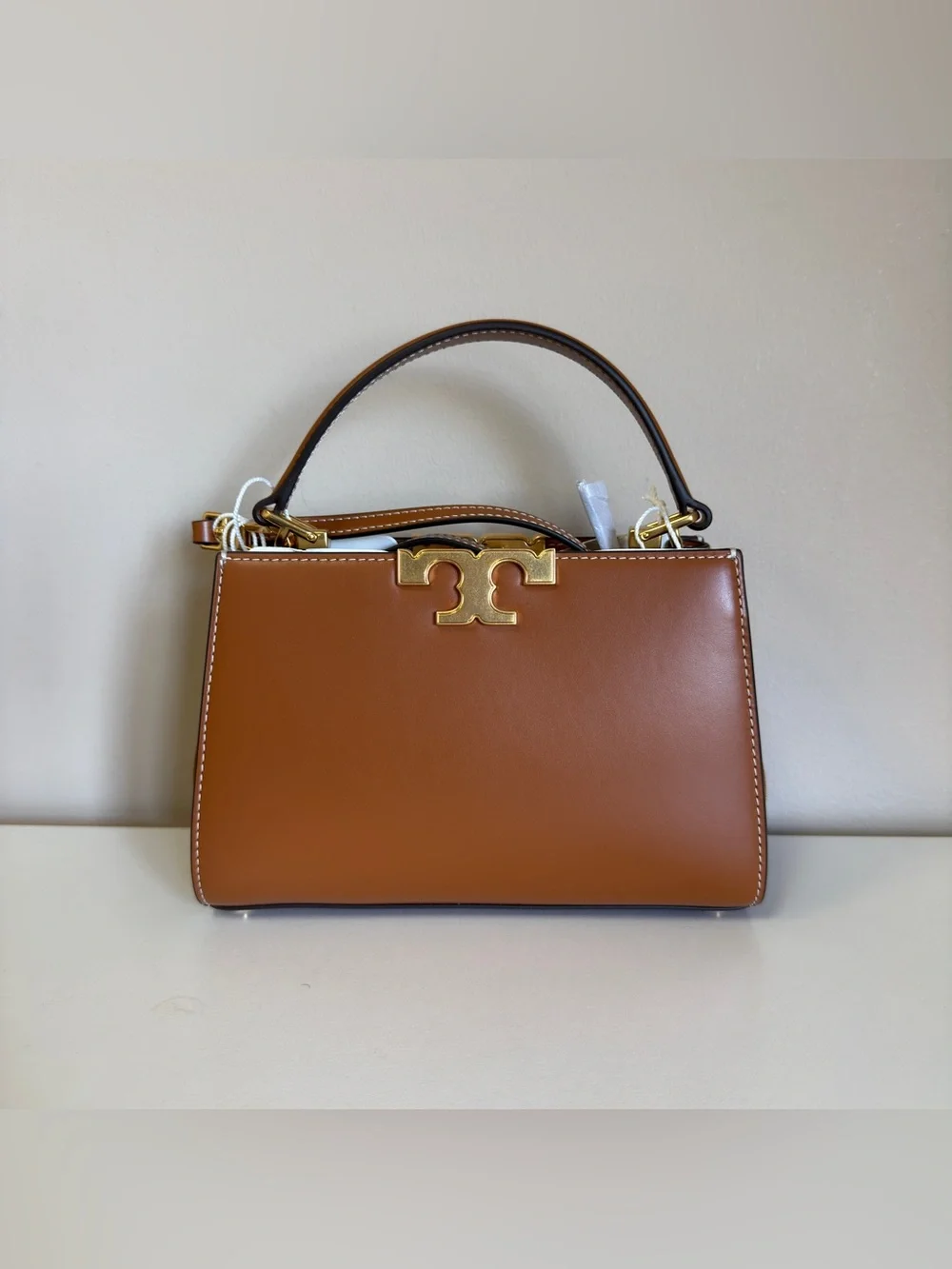Tory Burch ELEANOR MINI SATCHEL 154816 WHISKEY 201